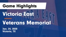 Victoria East  vs Veterans Memorial  Game Highlights - Jan. 24, 2020
