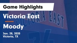 Victoria East  vs Moody  Game Highlights - Jan. 28, 2020
