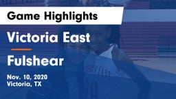 Victoria East  vs Fulshear  Game Highlights - Nov. 10, 2020