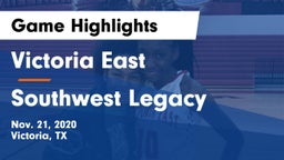 Victoria East  vs Southwest Legacy  Game Highlights - Nov. 21, 2020
