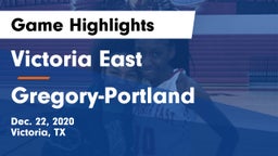Victoria East  vs Gregory-Portland  Game Highlights - Dec. 22, 2020