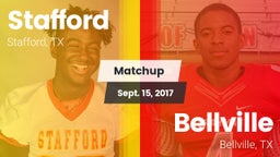 Matchup: Stafford  vs. Bellville  2017