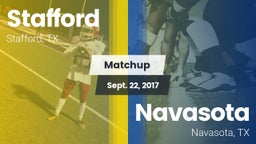 Matchup: Stafford  vs. Navasota 2017