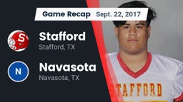 Recap: Stafford  vs. Navasota  2017