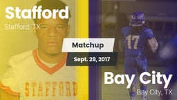 Matchup: Stafford  vs. Bay City  2017
