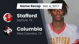 Recap: Stafford  vs. Columbia  2017