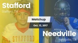 Matchup: Stafford  vs. Needville  2017