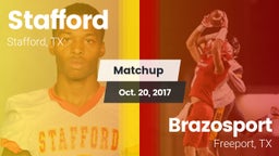 Matchup: Stafford  vs. Brazosport  2017