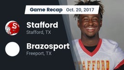 Recap: Stafford  vs. Brazosport  2017