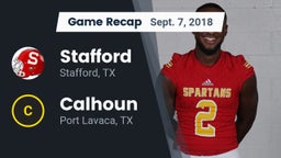 Recap: Stafford  vs. Calhoun  2018