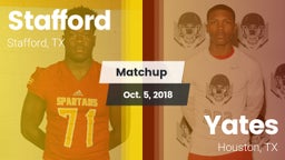 Matchup: Stafford  vs. Yates  2018