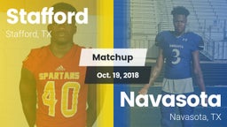 Matchup: Stafford  vs. Navasota  2018