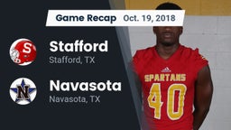 Recap: Stafford  vs. Navasota  2018