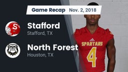 Recap: Stafford  vs. North Forest  2018