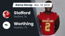 Recap: Stafford  vs. Worthing  2018