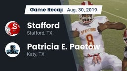Recap: Stafford  vs. Patricia E. Paetow  2019