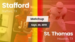 Matchup: Stafford  vs. St. Thomas  2019