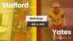 Matchup: Stafford  vs. Yates  2019