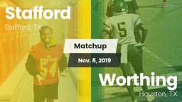 Matchup: Stafford  vs. Worthing  2019