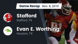 Recap: Stafford  vs. Evan E. Worthing  2019