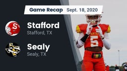 Recap: Stafford  vs. Sealy  2020