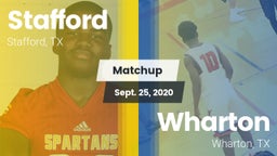 Matchup: Stafford  vs. Wharton  2020