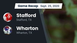 Recap: Stafford  vs. Wharton  2020