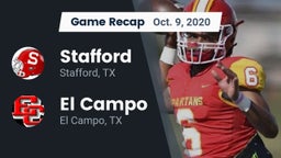 Recap: Stafford  vs. El Campo  2020