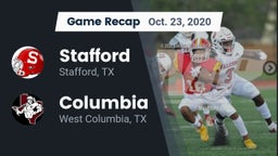 Recap: Stafford  vs. Columbia  2020