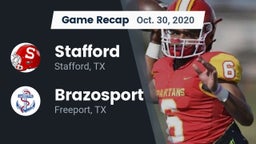 Recap: Stafford  vs. Brazosport  2020