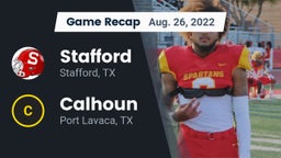 Recap: Stafford  vs. Calhoun  2022
