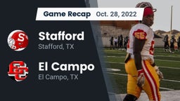 Recap: Stafford  vs. El Campo  2022