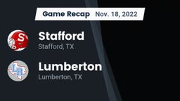 Recap: Stafford  vs. Lumberton  2022