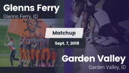 Matchup: Glenns Ferry High vs. Garden Valley  2018