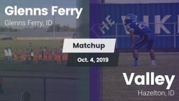 Matchup: Glenns Ferry High vs. Valley  2019