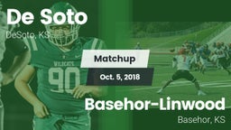 Matchup: De Soto  vs. Basehor-Linwood  2018