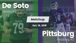Matchup: De Soto  vs. Pittsburg  2018