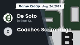 Recap: De Soto  vs. Coaches Scrimmage 2019