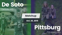 Matchup: De Soto  vs. Pittsburg  2019