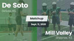 Matchup: De Soto  vs. Mill Valley  2020