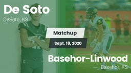 Matchup: De Soto  vs. Basehor-Linwood  2020