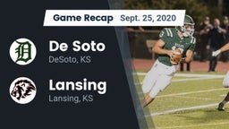 Recap: De Soto  vs. Lansing  2020