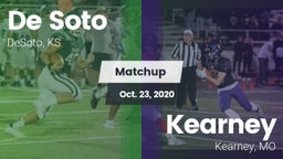 Matchup: De Soto  vs. Kearney  2020