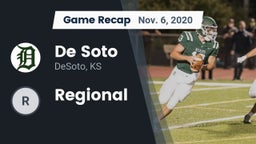 Recap: De Soto  vs. Regional 2020