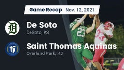 Recap: De Soto  vs. Saint Thomas Aquinas  2021