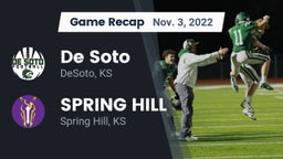 Recap: De Soto  vs. SPRING HILL  2022