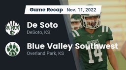 Recap: De Soto  vs. Blue Valley Southwest  2022