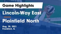 Lincoln-Way East  vs Plainfield North  Game Highlights - Aug. 28, 2021