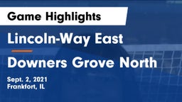 Lincoln-Way East  vs Downers Grove North Game Highlights - Sept. 2, 2021