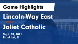 Lincoln-Way East  vs Joliet Catholic Game Highlights - Sept. 20, 2021